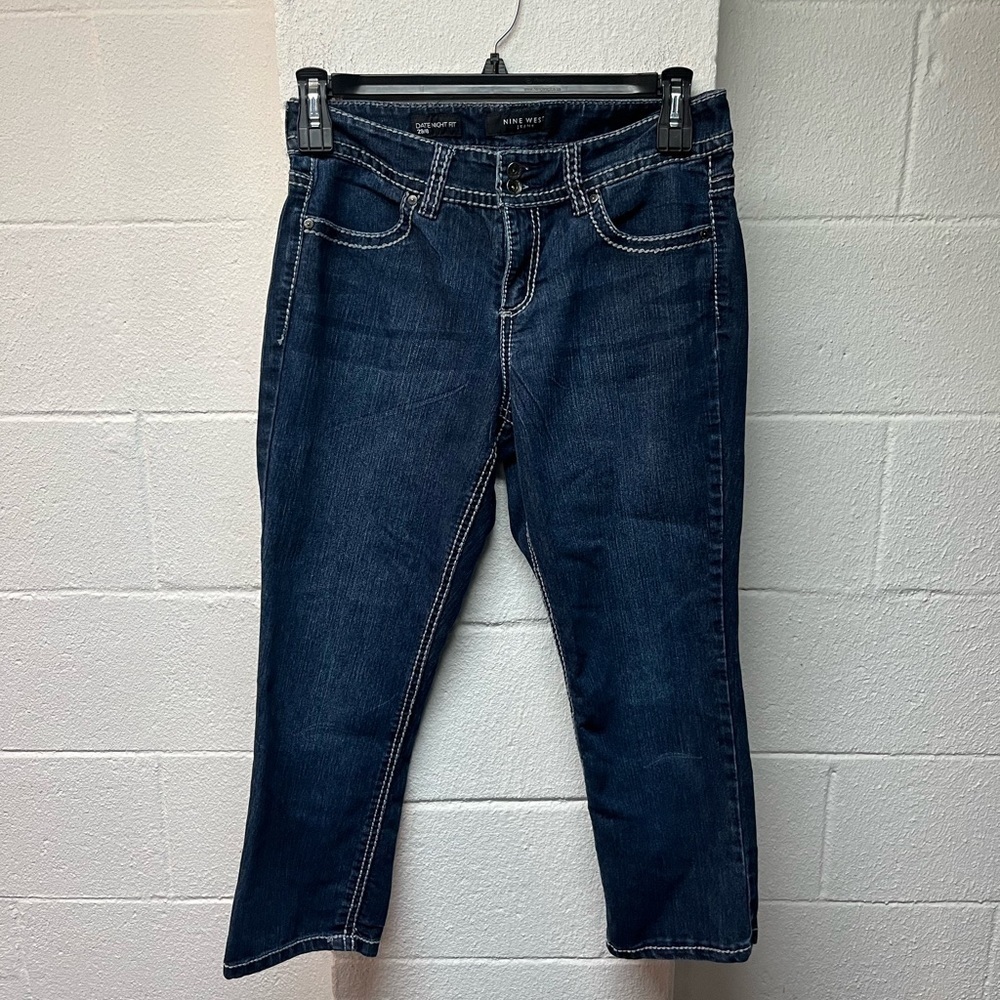 Nine West Indigo Cropped Jeans - Picture 1 of 5